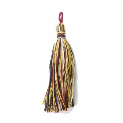  PINGENTE TASSEL COLORIDO 10 CM - UNID