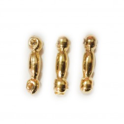 Passador de anel - Dourado - Pacote com 50 peças