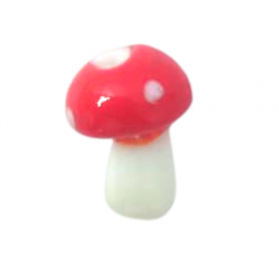 COGUMELO VERMELHO EM PORCELANA