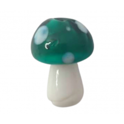 COGUMELO VERDE EM PORCELANA