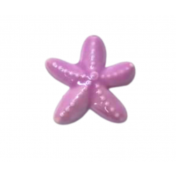ESTRELA EM PORCELANA  LILAS