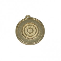 Pingente Círculos Dourado 3,3 x 3,0 cm - Unidade