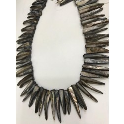 DENTE DE MADRE PÉROLA TINGIDO - FIO
